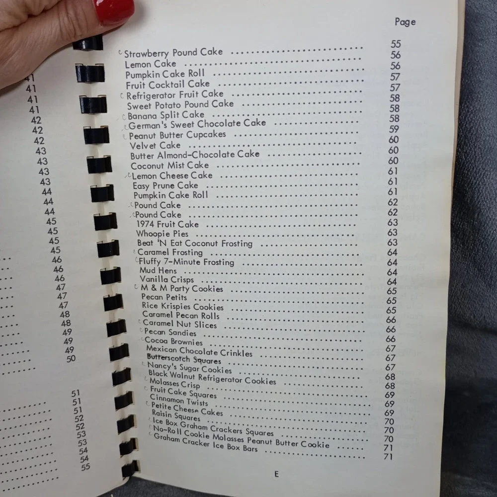 Stony Knoll United‎ Methodist Church Cookbook East Bend, North Carolina 1975